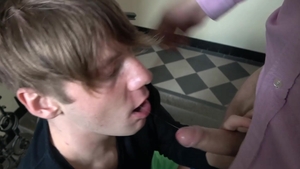 ClubBangBoys - Young blond hair bareback ass fucking sex tape