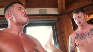 gorgeous wang BROS acquire Into A Steamy gorgeous threesome With Spitroast