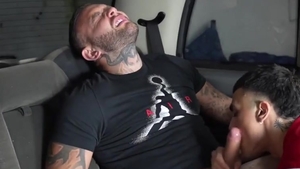 A wonderful blowjob In A Taxi Made Him shoot his cream [ONLYFANS]