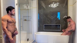 William Seed bonks Alejo In The Hotel baths Tub