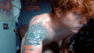 lusty Ginger Cums Twice