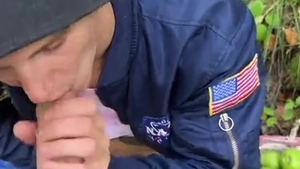 Caught A Forester jerking off, drilled A twink Hard And Finished All Over Him