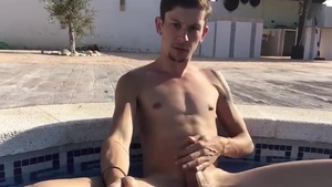 large cum Pumping outdoors