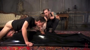 Dante Colle Edged In A Vacbed With Ballgag