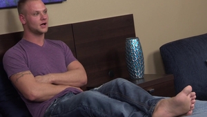 Solo: Nervous but Hard: Corban's First Taste of Guy Sex