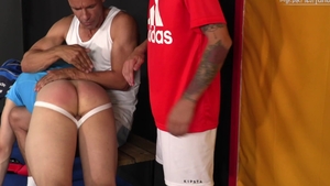 Rimjobbing And Spanking Sporty Twinks