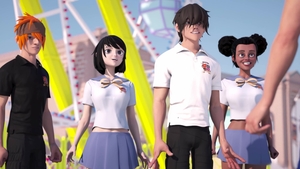 Hentai Sex School: Fingered Fun in Cultural Festival
