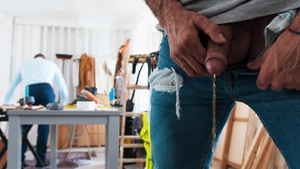 Men: Lunch Break turns to Drilling at the Site