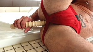maskurbate: Stryker's Dildo Surprise for Manuel